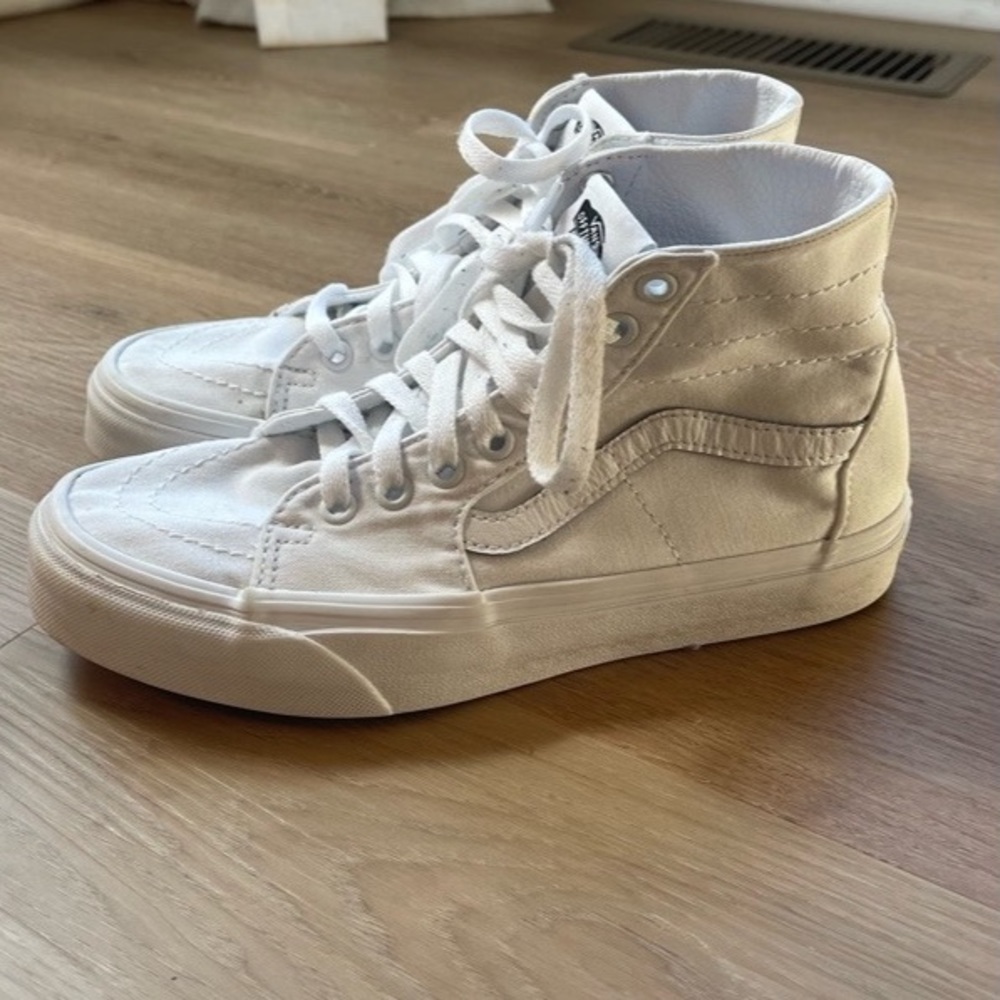 Vans Sk8-Hi High Top Sneakers in White